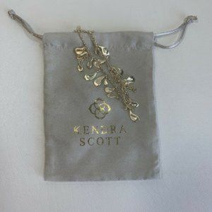 Kendra Scott Gold Bella Long 40" Necklace w/Pouch